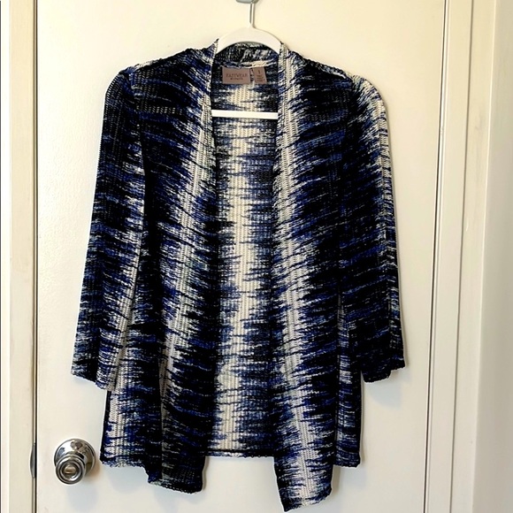 Chico’s Easywear open-weave open front jacket - Picture 1 of 5